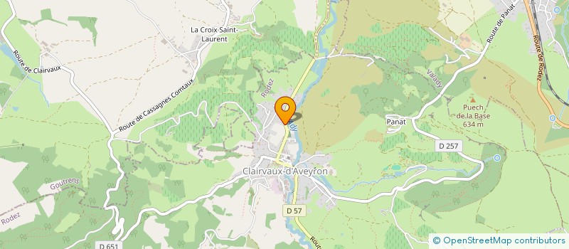 localisation de l'entreprise MONSIEUR THIERRY TANTINI à CLAIRVAUX-D'AVEYRON