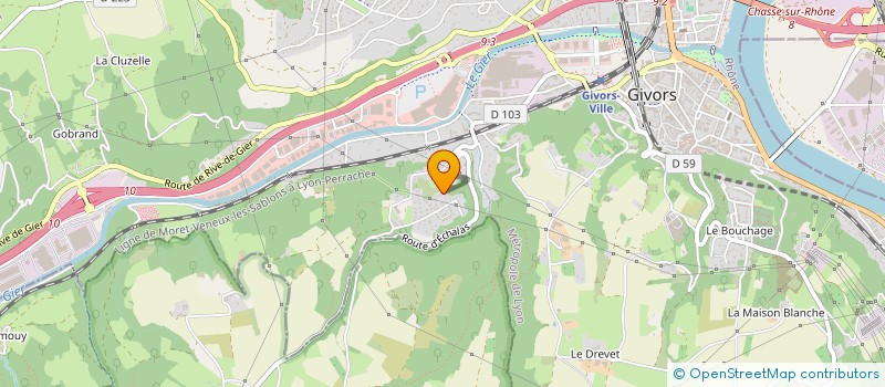 localisation de l'entreprise MONSIEUR THIERRY TAPIAS  GIVORS