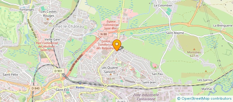localisation de l'entreprise MONSIEUR THIERRY TARAYRE à ONET-LE-CHATEAU