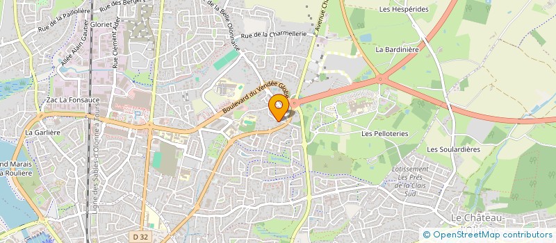 localisation de l'entreprise MONSIEUR THIERRY TARDIVEL  LES SABLES D'OLONNE