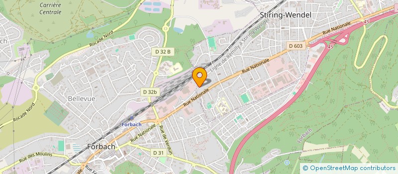 localisation de l'entreprise MONSIEUR THIERRY TARUFFI  STIRING-WENDEL