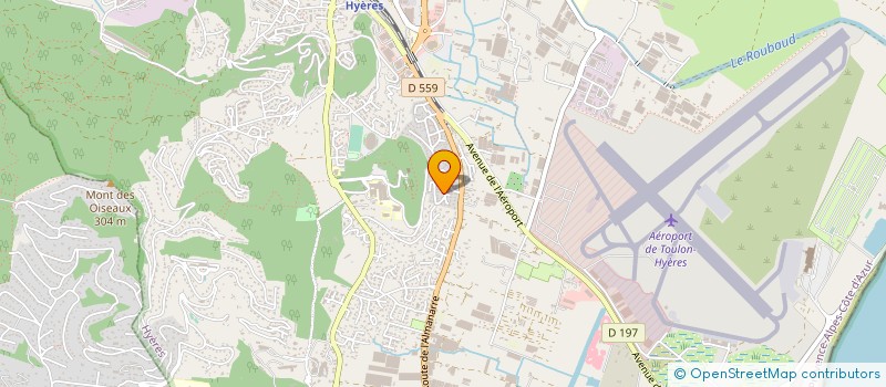 localisation de l'entreprise MONSIEUR THIERRY TATU à HYERES