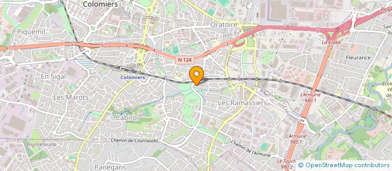 localisation de l'entreprise MONSIEUR THIERRY TAUGIS à COLOMIERS