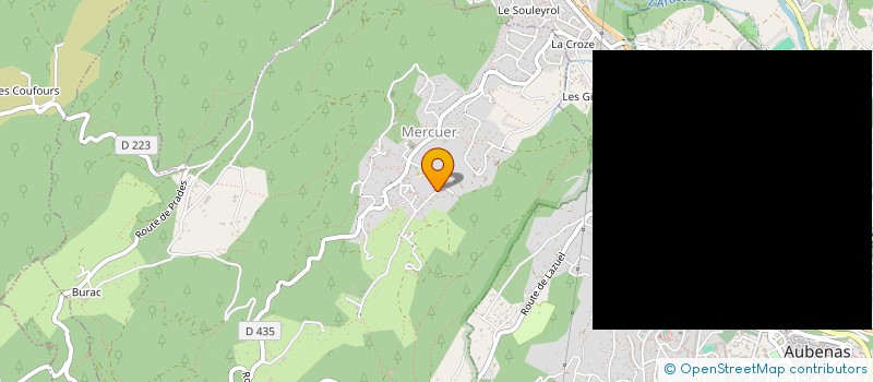 localisation de l'entreprise MONSIEUR THIERRY TAULEIGNE  MERCUER