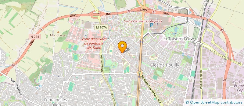 localisation de l'entreprise MONSIEUR THIERRY TAVARES à DIJON
