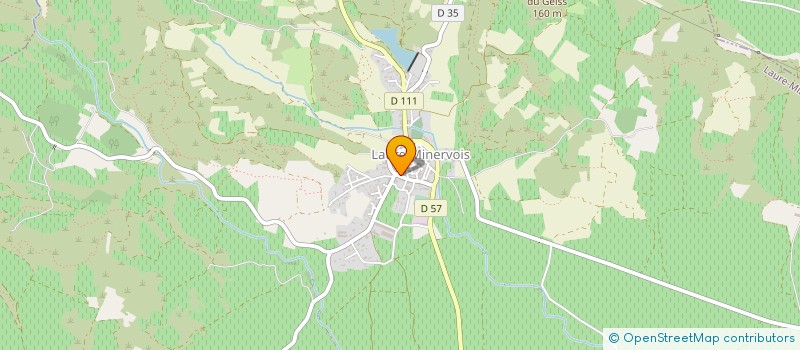 localisation de l'entreprise MONSIEUR THIERRY TEISSEYRE  LAURE-MINERVOIS