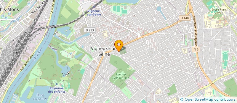 localisation de l'entreprise MONSIEUR THIERRY TENEBAY  VIGNEUX-SUR-SEINE