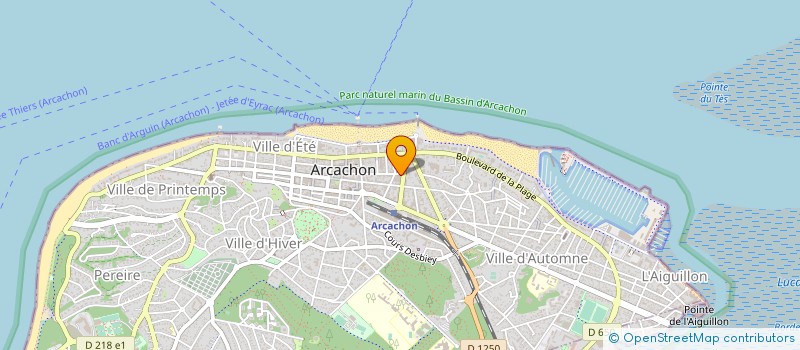 localisation de l'entreprise MONSIEUR THIERRY TERRASSIN à ARCACHON