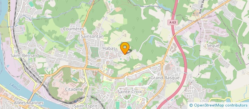 localisation de l'entreprise MONSIEUR THIERRY TERRASSIN à BAYONNE