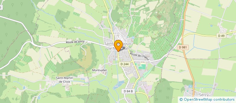 localisation de l'entreprise MONSIEUR THIERRY TERRIER  SAINT-GENGOUX-LE-NATIONAL