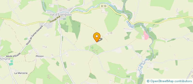 localisation de l'entreprise MONSIEUR THIERRY TESSIER  VAL-D'ETANGSON