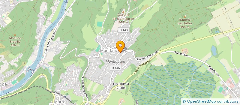 localisation de l'entreprise MONSIEUR THIERRY TESSIER à MONTFAUCON