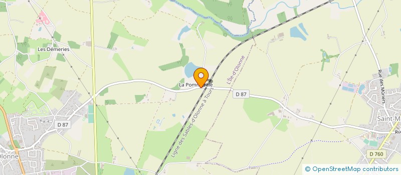 localisation de l'entreprise MONSIEUR THIERRY TESSON  L'ILE-D'OLONNE