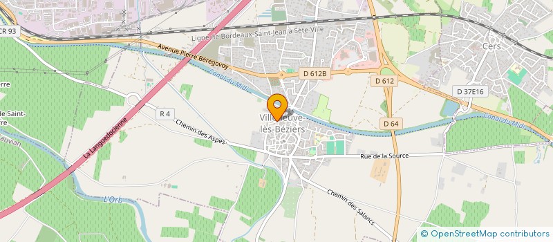 localisation de l'entreprise MONSIEUR THIERRY TETON à VILLENEUVE-LES-BEZIERS