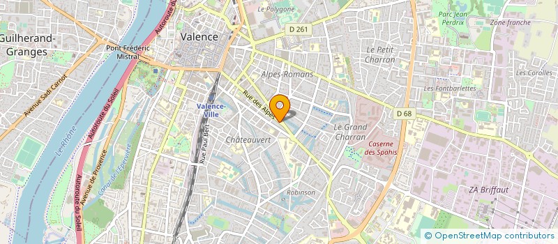 localisation de l'entreprise MONSIEUR THIERRY TEYSSEIRE à VALENCE