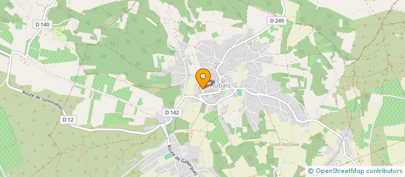 localisation de l'entreprise MONSIEUR THIERRY TEYSSIER  AUBAIS