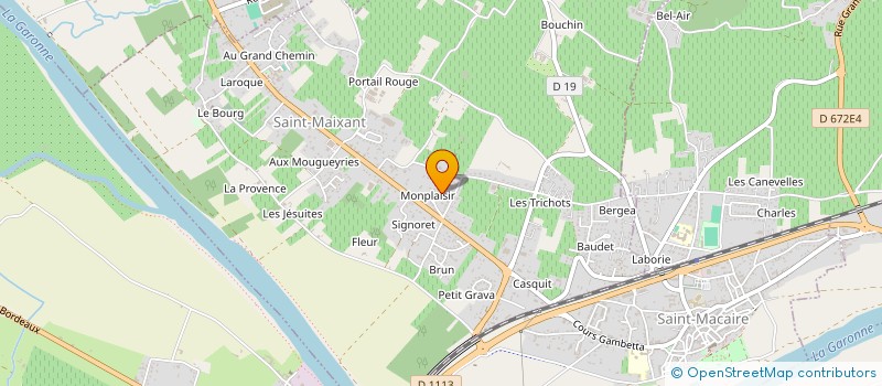 localisation de l'entreprise MONSIEUR THIERRY THAVARD  SAINT-MAIXANT