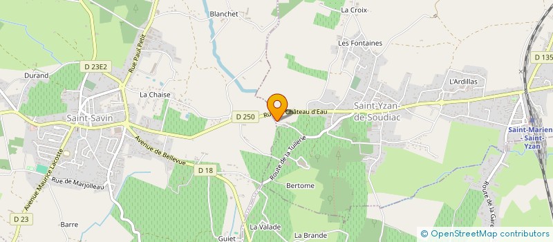 localisation de l'entreprise MONSIEUR THIERRY THEIS  SAINT-YZAN-DE-SOUDIAC