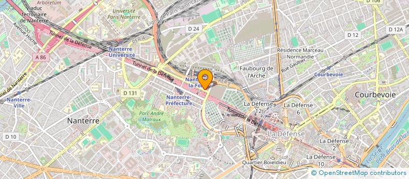 localisation de l'entreprise MONSIEUR THIERRY THIBAULT  NANTERRE