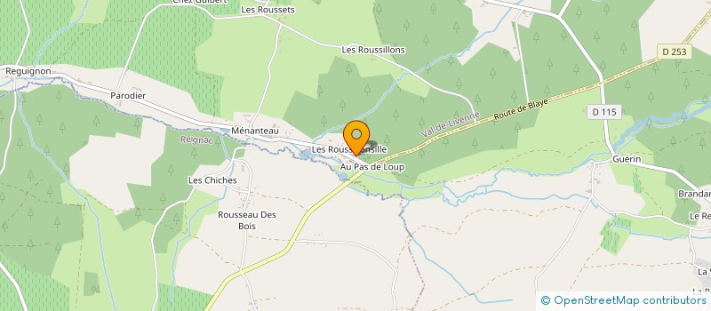 localisation de l'entreprise MONSIEUR THIERRY THIBEAUDEAU  VAL-DE-LIVENNE