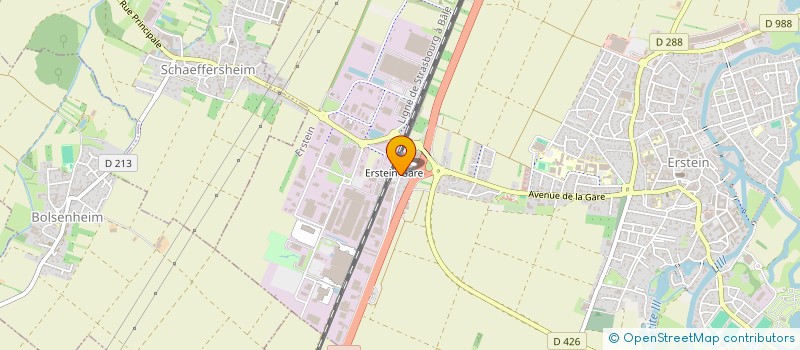 localisation de l'entreprise MONSIEUR THIERRY THIGER  ERSTEIN