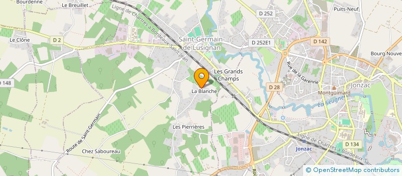 localisation de l'entreprise MONSIEUR THIERRY THIMONIER  SAINT-GERMAIN-DE-LUSIGNAN