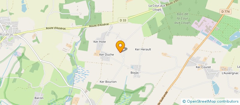 localisation de l'entreprise MONSIEUR THIERRY THOBIE à HERBIGNAC