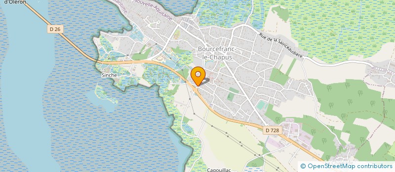 localisation de l'entreprise MONSIEUR THIERRY THOMAS  BOURCEFRANC-LE-CHAPUS