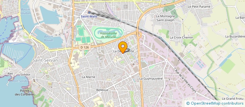 localisation de l'entreprise MONSIEUR THIERRY THOMAS  SAINT-MALO