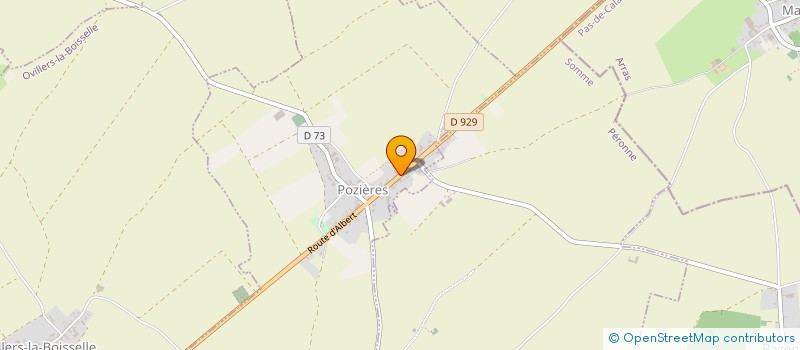 localisation de l'entreprise MONSIEUR THIERRY THULLIEZ  POZIERES