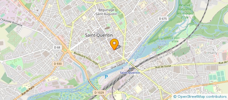 localisation de l'entreprise MONSIEUR THIERRY THUREAUX à SAINT-QUENTIN