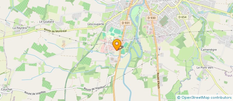 localisation de l'entreprise MONSIEUR THIERRY TIFFON  CONDOM