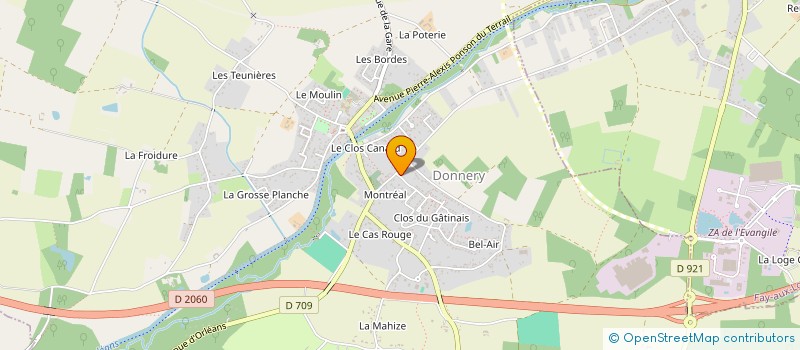 localisation de l'entreprise MONSIEUR THIERRY TIMBERT  DONNERY