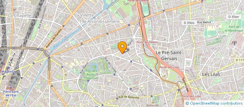 localisation de l'entreprise MONSIEUR THIERRY TISNE  PARIS