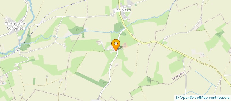 localisation de l'entreprise MONSIEUR THIERRY TISON  COURGAINS