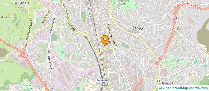 localisation de l'entreprise MONSIEUR THIERRY TOLZA  SAINT-ETIENNE