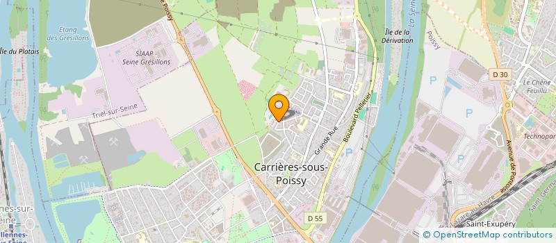 localisation de l'entreprise MONSIEUR THIERRY TONNELIER à CARRIERES-SOUS-POISSY