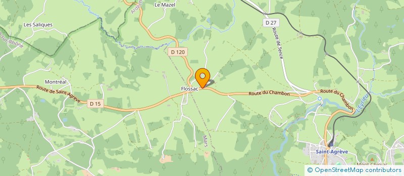 localisation de l'entreprise MONSIEUR THIERRY TORRES  SAINT-AGREVE