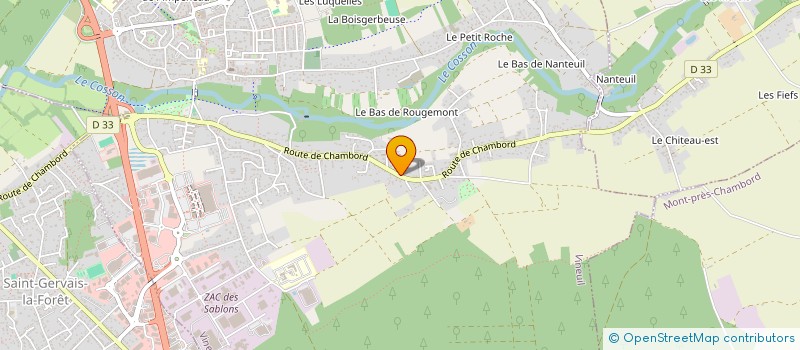 localisation de l'entreprise MONSIEUR THIERRY TORTAY à VINEUIL