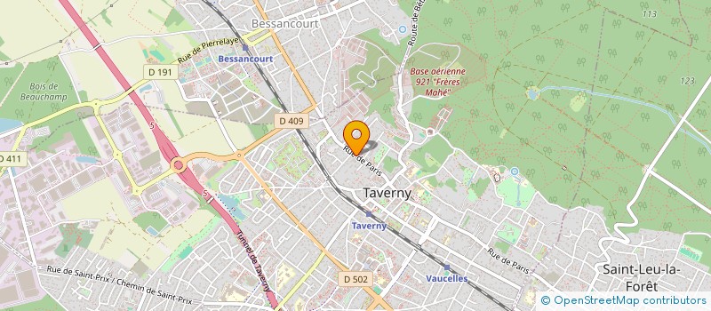 localisation de l'entreprise MONSIEUR THIERRY TORTELLIER à TAVERNY