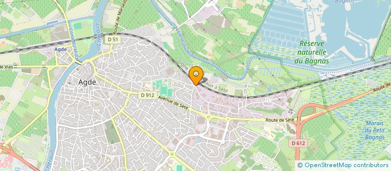 localisation de l'entreprise MONSIEUR THIERRY TOST  AGDE