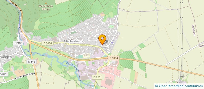 localisation de l'entreprise MONSIEUR THIERRY TOUBERT  MARLENHEIM