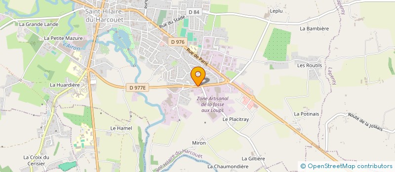 localisation de l'entreprise MONSIEUR THIERRY TOUGARD  SAINT-HILAIRE-DU-HARCOUET