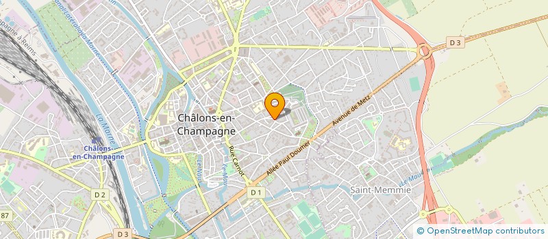 localisation de l'entreprise MONSIEUR THIERRY TOUMELIN  CHALONS-EN-CHAMPAGNE