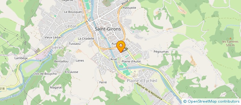 localisation de l'entreprise MONSIEUR THIERRY TOURNE à SAINT-GIRONS