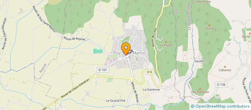 localisation de l'entreprise MONSIEUR THIERRY TOURNET  PUY-SAINT-MARTIN