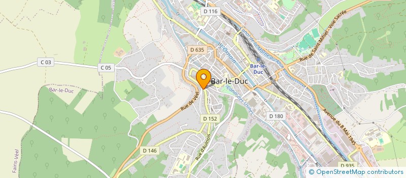 localisation de l'entreprise MONSIEUR THIERRY TOUSSAINT à BAR-LE-DUC