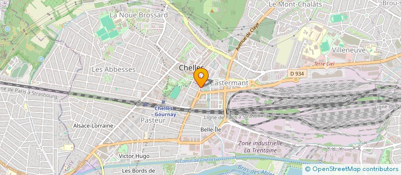 localisation de l'entreprise MONSIEUR THIERRY TOUTAIN à CHELLES
