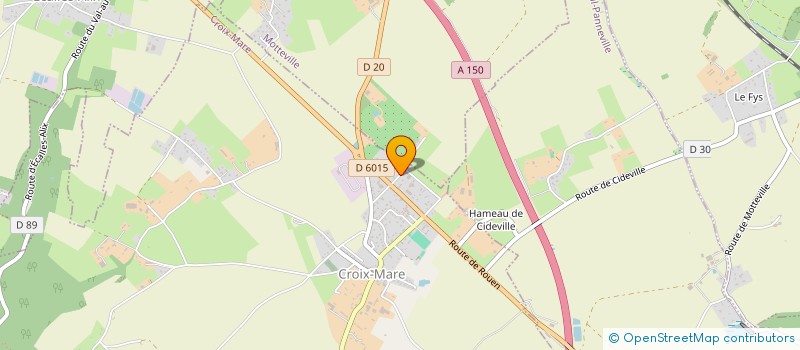 localisation de l'entreprise MONSIEUR THIERRY TOUTTAIN  CROIX-MARE