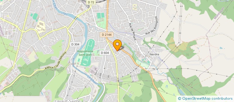 localisation de l'entreprise MONSIEUR THIERRY TOUZET à MONTLUCON
